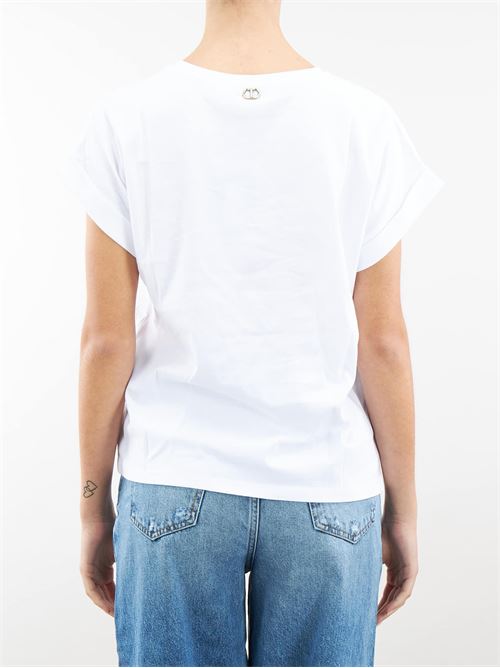 Cotton t-shirt with logo Twinset TWIN SET | T-shirt | TT21421